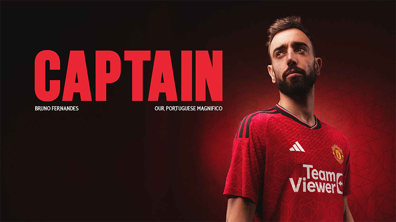 Bruno Fernandes sebagai kapten utama Manchester United.